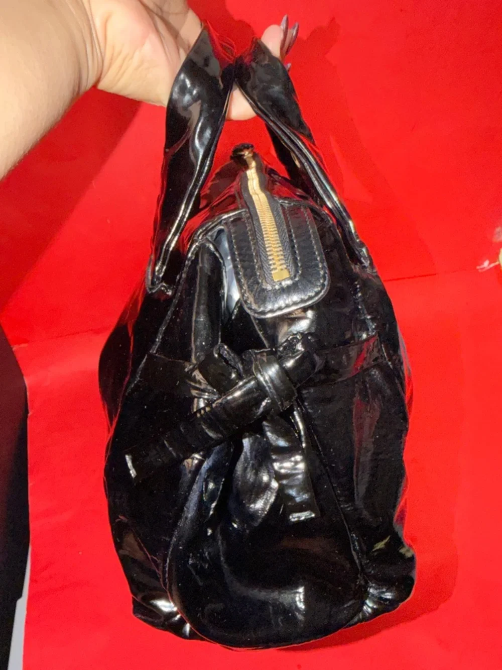 GUCCI Hysteria Patent Leather Handbag - Picture 5 of 14